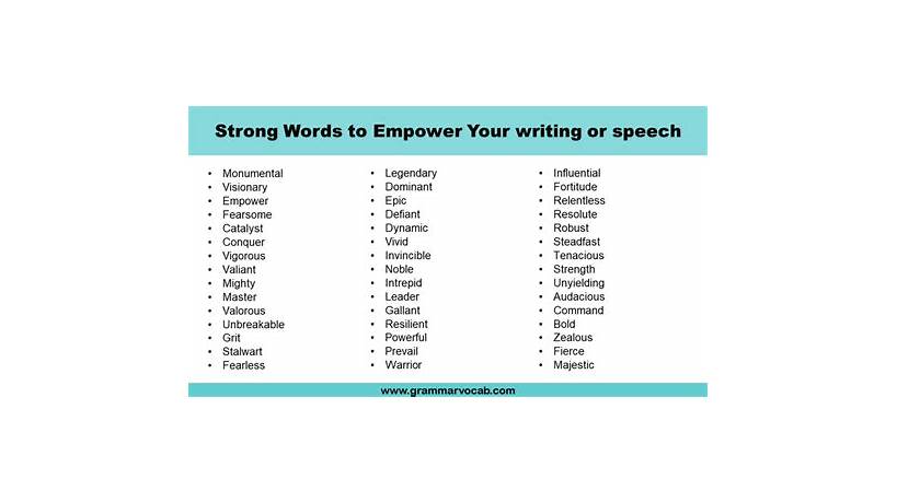 Another word for a strong relationship